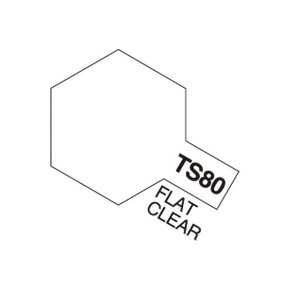 TS-80 Flat Clear, spray 100 ml - Tamiya